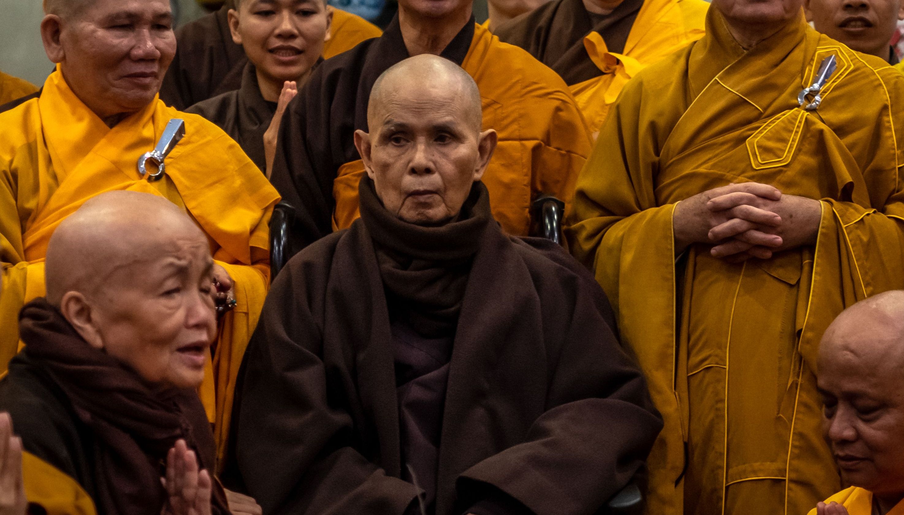 Zen Master Thich Nhat Hanh Returns To His Root Temple in Hue
