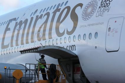 Avião da Emirates