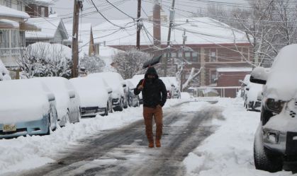 Snowfall in New York and New Jersey