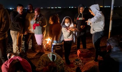 U.S. Border Patrol Takes Immigrants Into Custody At Arizona-Mexico Border