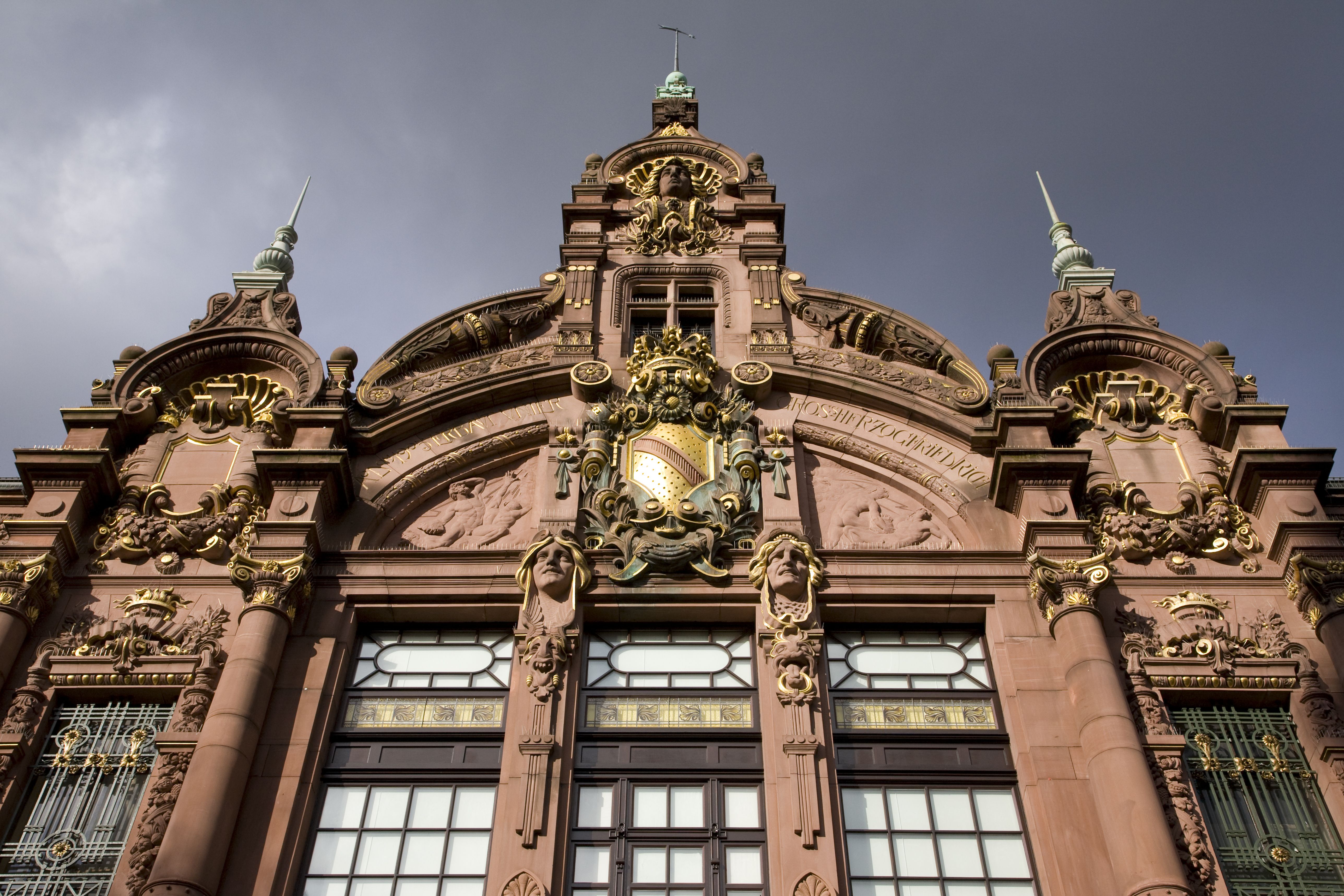 Germany, Baden-Württemberg, Heidelberg, University Library, low angle view