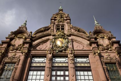 Germany, Baden-Württemberg, Heidelberg, University Library, low angle view