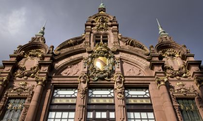 Germany, Baden-Württemberg, Heidelberg, University Library, low angle view