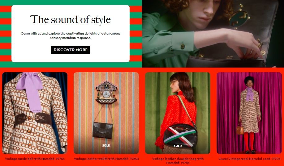 No site Gucci Vault, peças vintage podem ser personalizadas pelo diretor criativo Alessandro Michele/ Reprodução