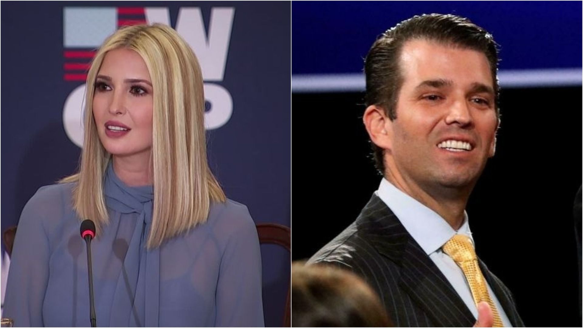 Ivanka Trump e  Donald Trump Jr