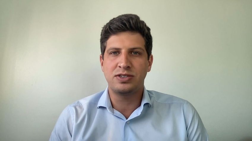 João Campos, prefeito do Recife, durante entrevista à CNN / Reprodução/CNN