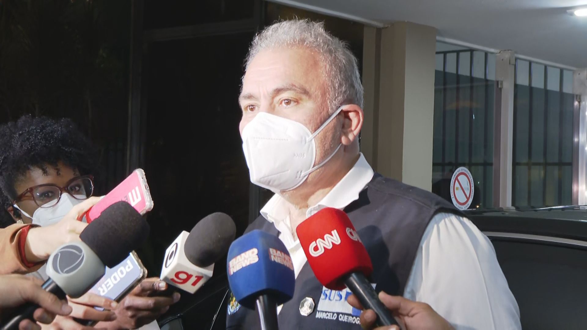 Marcelo Queiroga em coletiva