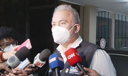 Marcelo Queiroga em coletiva