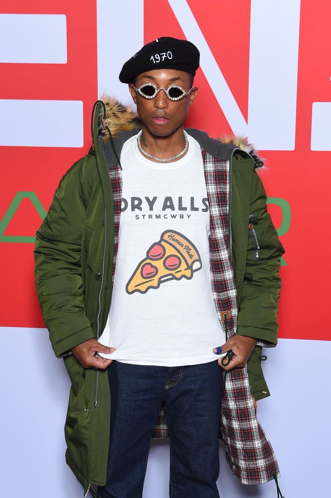 Pharrell Williams no desfile da Kenzo / Corbis via Getty Images