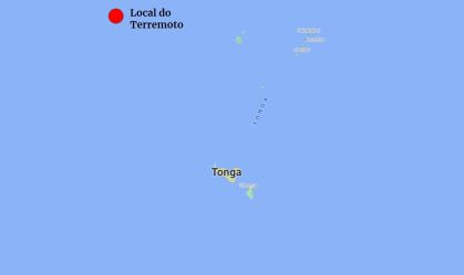 Terremoto de magnitude 6,2 atinge Tonga, afetado por tsunami há doze dias