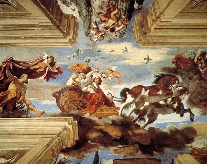 As pinturas no Casino di Villa Aurora / Wikimedia Commons