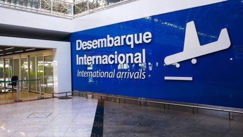 Voos internacionais aeroporto