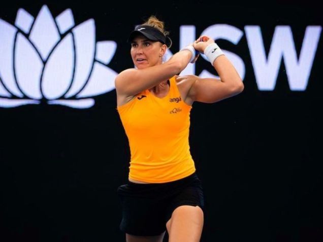 Bia Haddad é a primeira brasileira a chegar à final de um Grand Slam na era aberta / Reprodução Time Brasil via Twitter