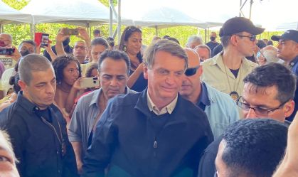 Imagem de destaque do post: Bolsonaro inaugura pedra fundamental de usina movida a gás no RJ