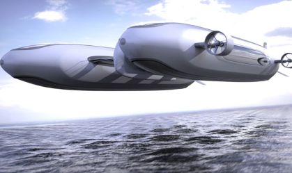 Possível "superiate" futurístico poderá voar e navegar; veja imagens