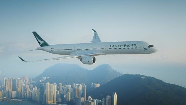 Uma aeronave Cathay Pacific A350-1000 / Cathay Pacific