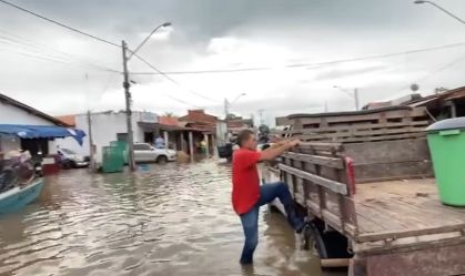 São Miguel do Tocantins afetado pelas enchentes