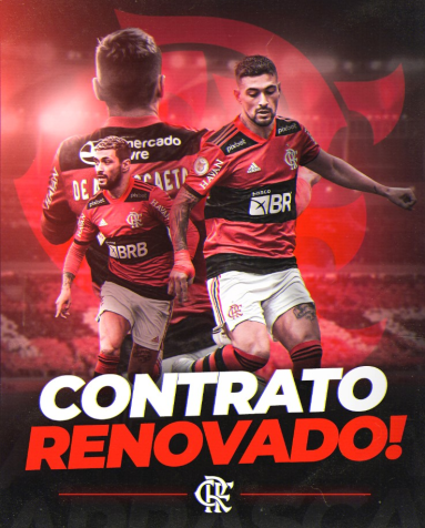 Montagem publicada pelo Flamengo nas redes sociais. / Flamengo / Reprodução