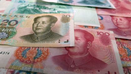 Notas de yuan, a moeda chinesa
