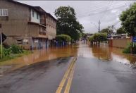 Chuva forte atinge a região serrana do Rio e sirenes de alerta são acionadas