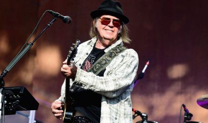 Neil Young em show no Hyde Park, em Londres