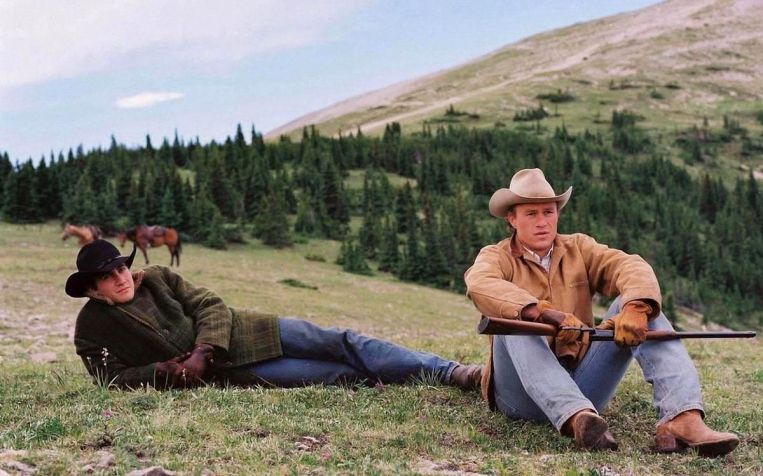 Em "Brokeback Mountain", o tema era o amor romântico entre dois homens que não podem estar juntos/ Divulgação