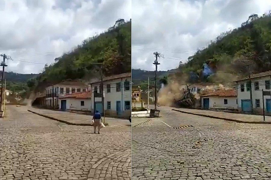 Desabamento em Ouro Preto