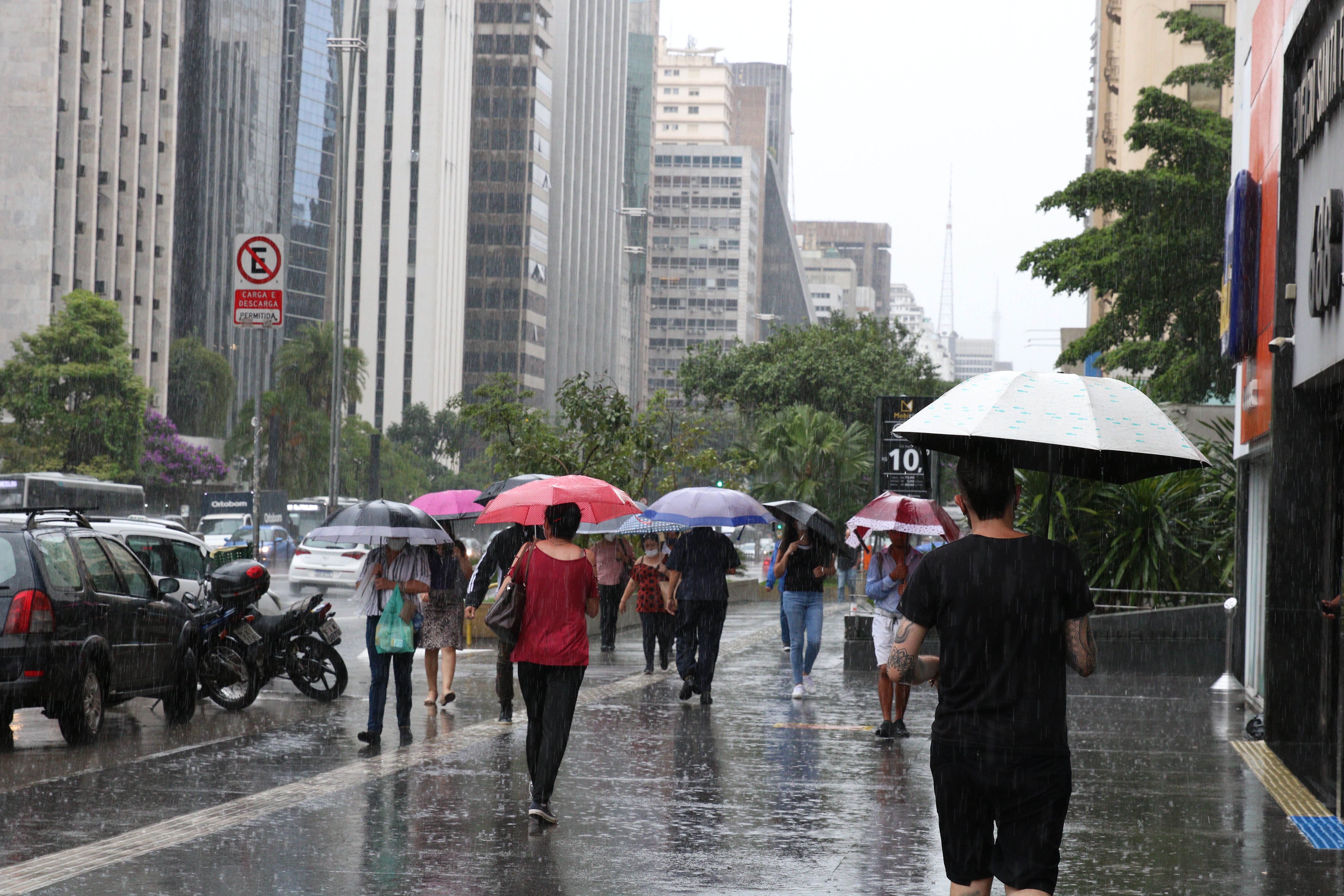 Chuva em São Paulo | verão | clima | tempo