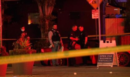 Quatro pessoas foram baleadas em local próximo a festa de Justin Bieber