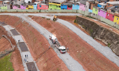 Heliópolis, maior favela de São Paulo, vai ganhar 1º parque; veja imagens da obra