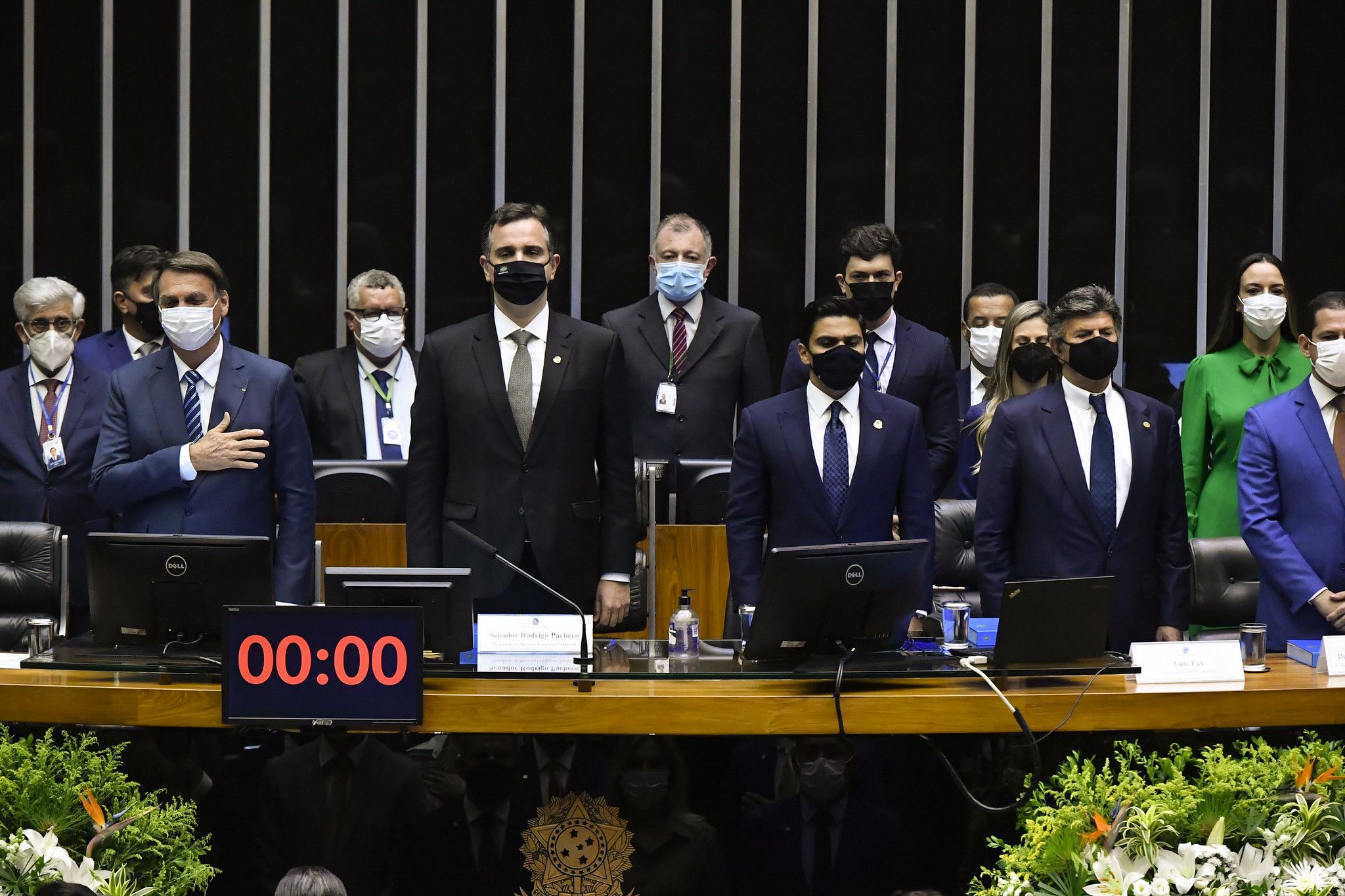 Imagem de destaque do post: Discursos no Congresso: Bolsonaro defende governo e Pacheco pede respeito às urnas