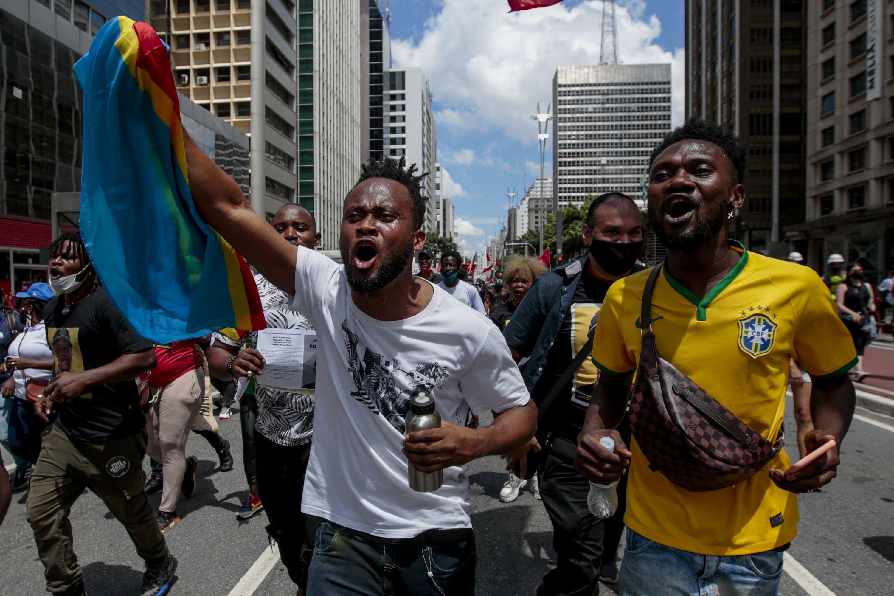 SÃO PAULO, ATO, JUSTIÇA POR MOÏSE