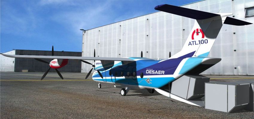 Avião elétrico Desaer / Divulgação/Desaer