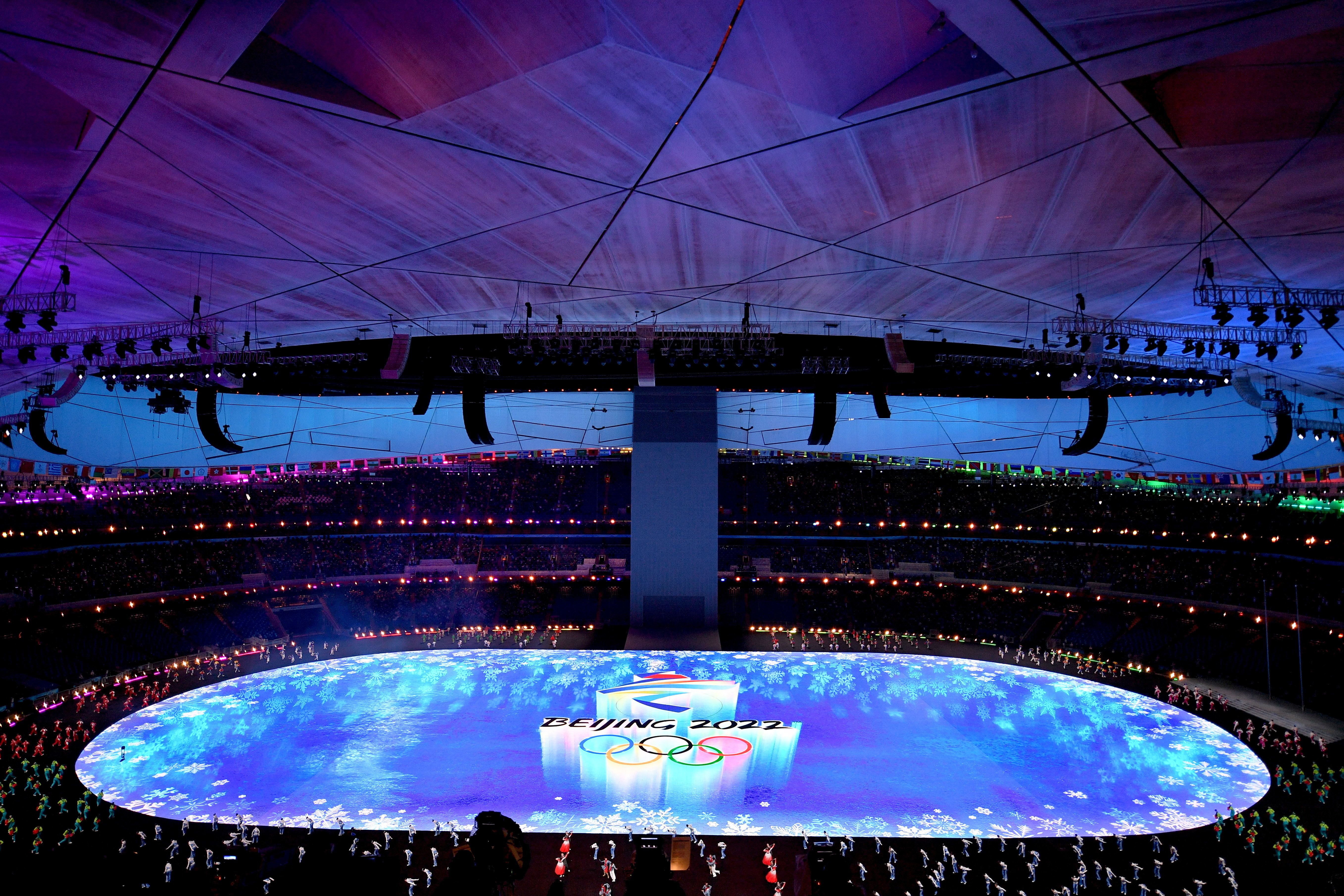 Cerimônia de abertura dos Jogos Olímpicos de Inverno de 2022, em Pequim, na China