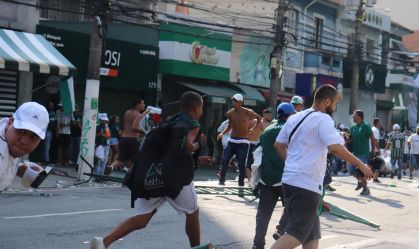 TORCIDA DO PALMEIRAS MUNDIAL DE CLUBES CONFLITO COM A POLICIA