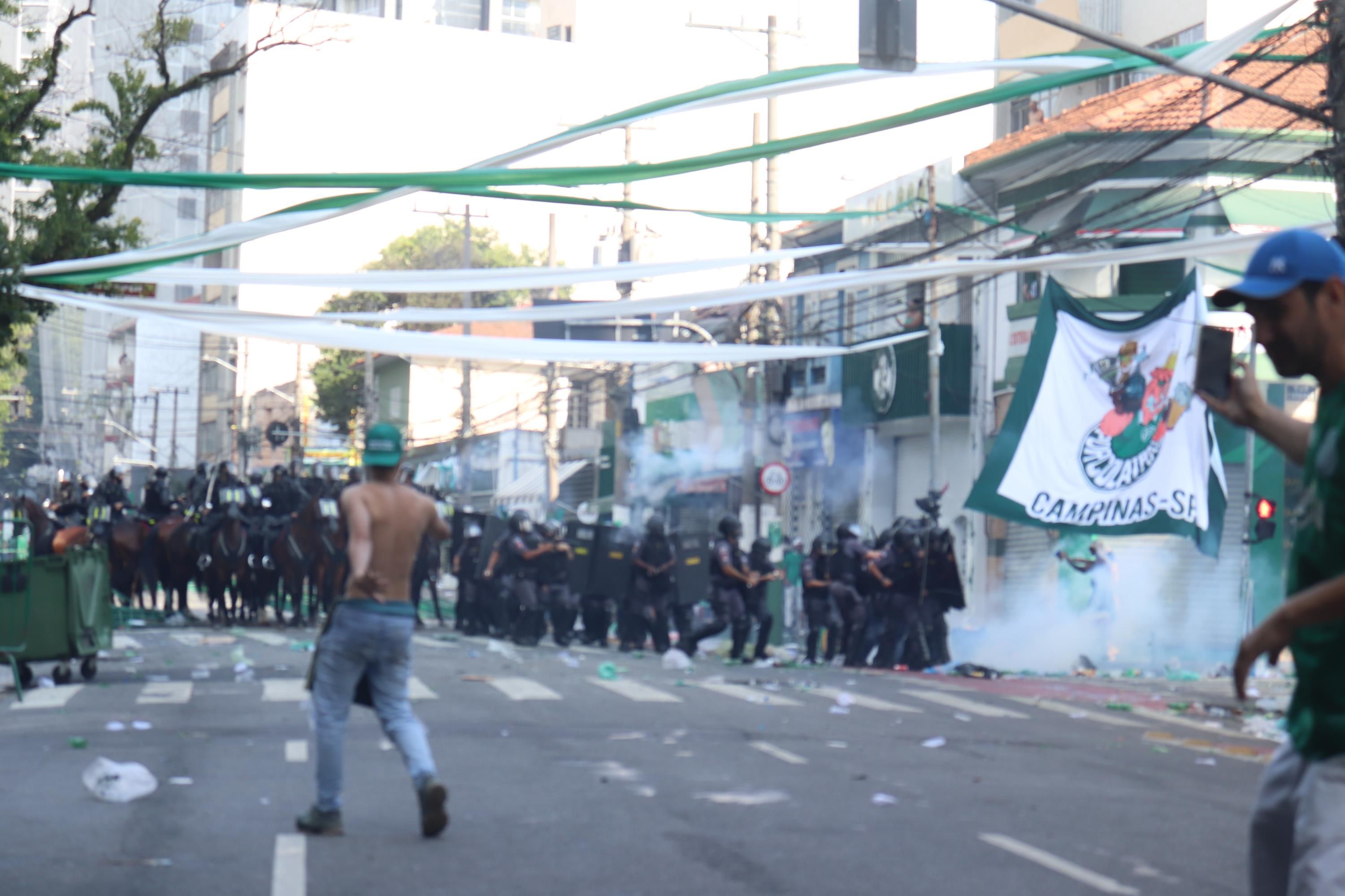 TORCIDA DO PALMEIRAS MUNDIAL DE CLUBES CONFLITO COM A POLICIA