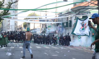 Torcedor do Palmeiras é baleado após confusão em frente ao Allianz Parque