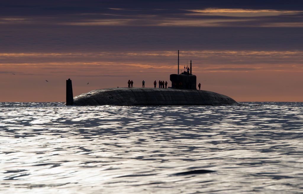 Russias nuclear-powered ballistic missile submarine Knyaz Oleg on first sea trial