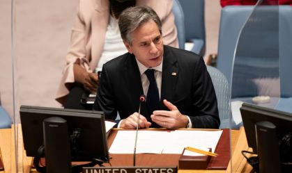 O secretário de Estado dos EUA, Antony Blinken