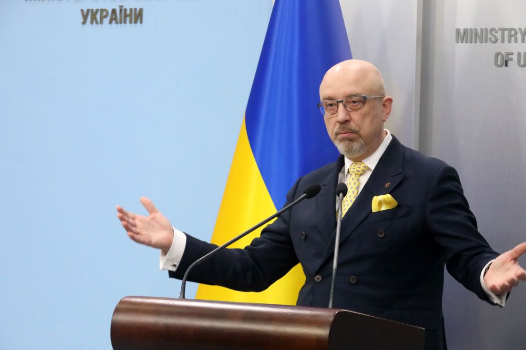 Briefing of Ukrainian Defence Minister Oleksii Reznikov