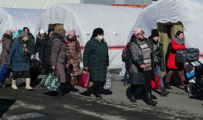 Evacuation of Donetsk People's Republic residents to Russia's Rostov-on-Don Region