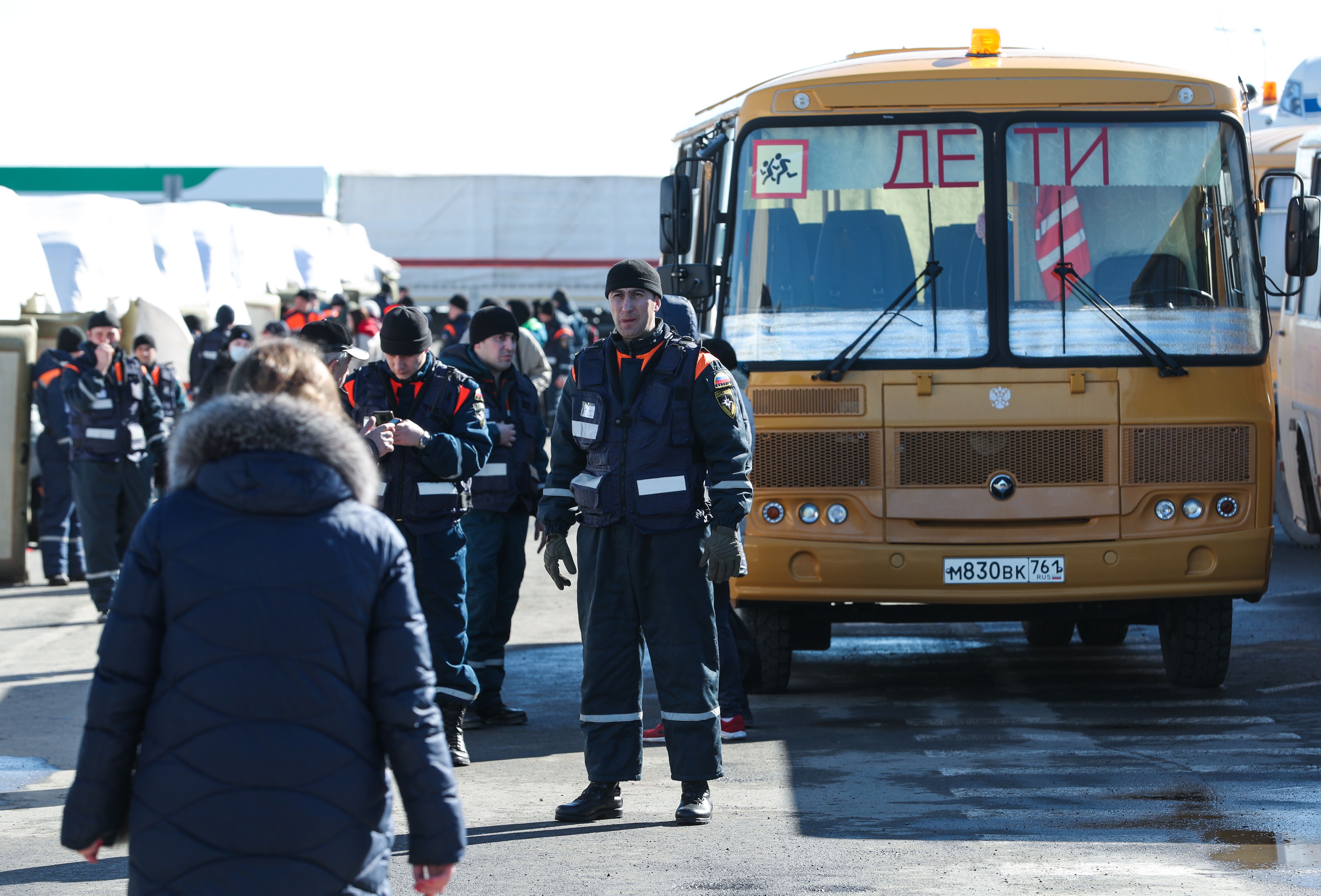 Evacuation of Donetsk People's Republic residents to Russia's Rostov-on-Don Region