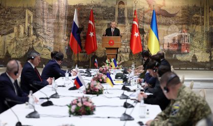 Peace talks between delegations from Russia and Ukraine