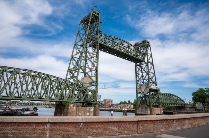 Ponte Koningshavenbrug. em Rotterdam, Holanda