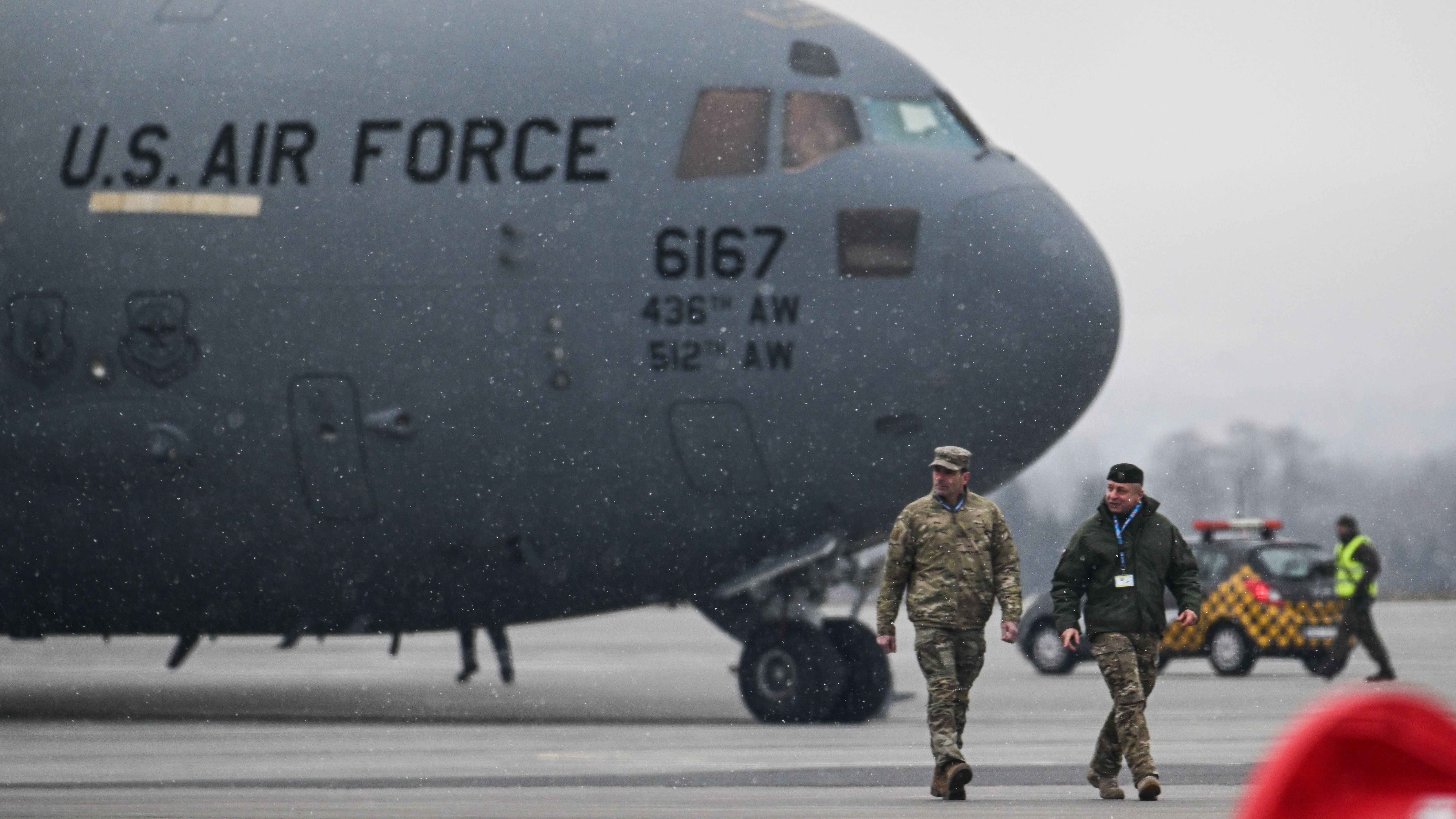 US Soldiers Land In Poland Amid Fears Of Russian Invasion Of Ukraine