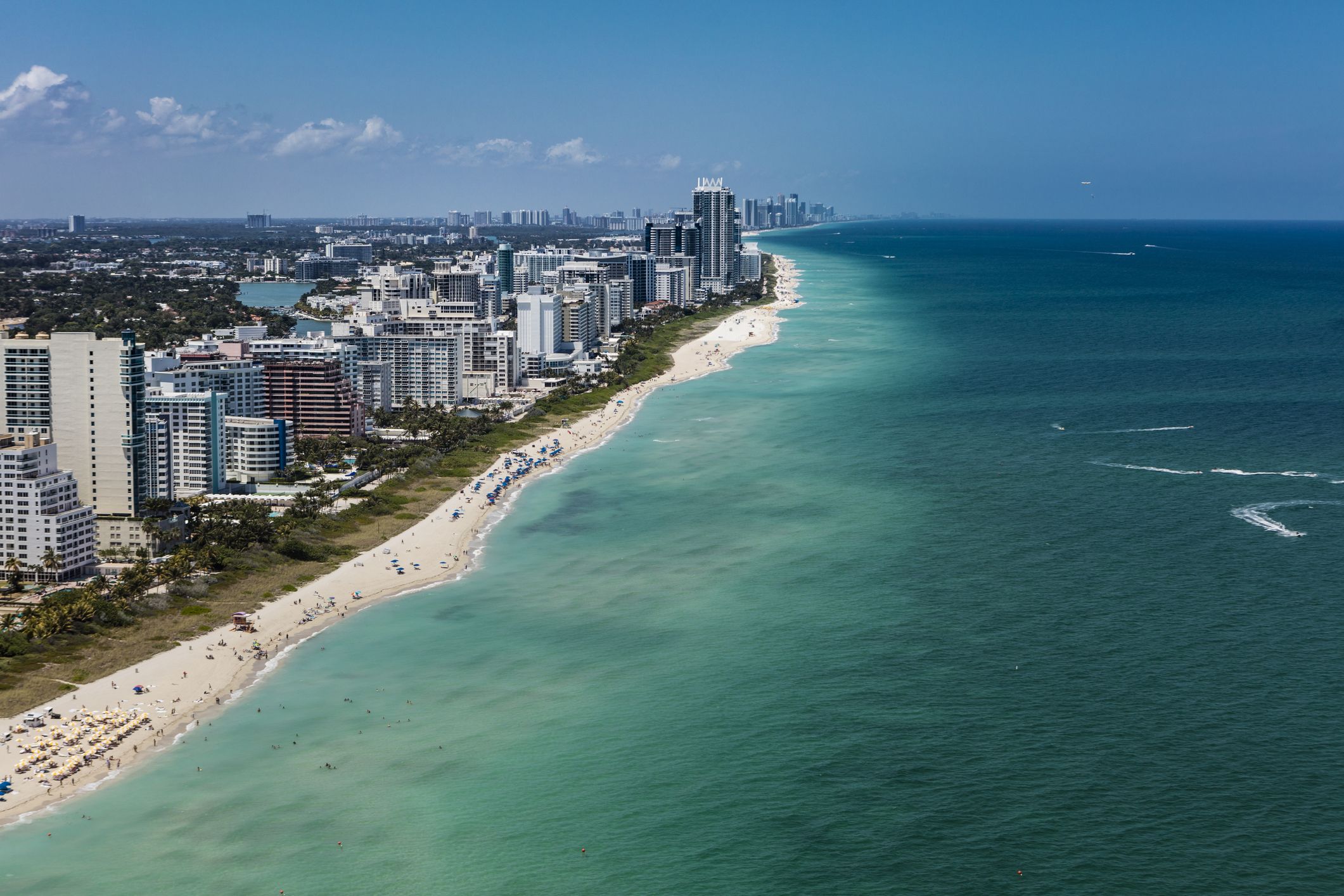 vista aérea de Miami Beach