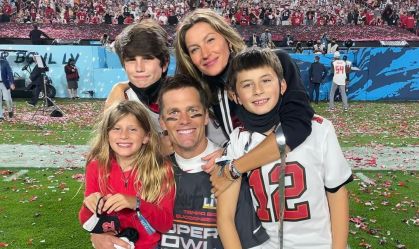 Gisele Bündchen vibra com aposentadoria do marido Tom Brady