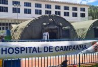 Marinha monta hospital de campanha para socorro às vítimas em Petrópolis