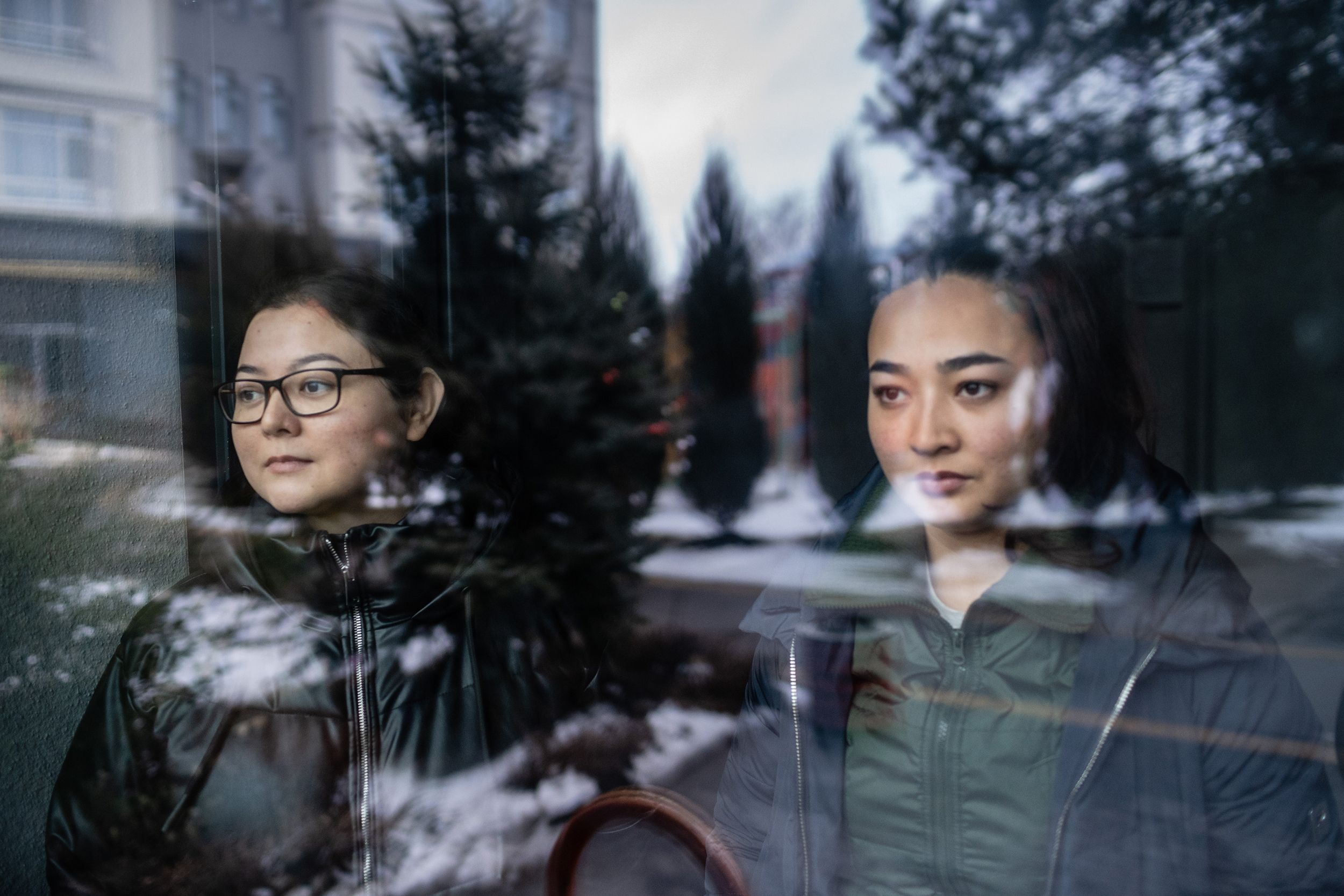 Two sisters from Afghanistan fled one war only to be caught in the middle of another war.