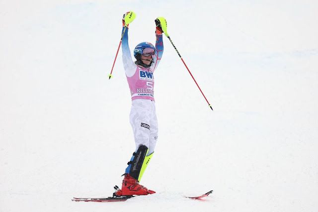 Mikaela Shiffrin, representante dos EUA no esqui alpino / Getty Images